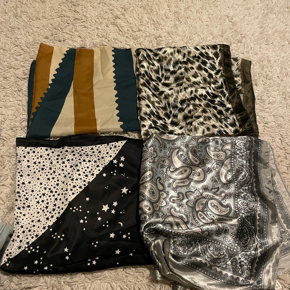 bundle of hair scarfs